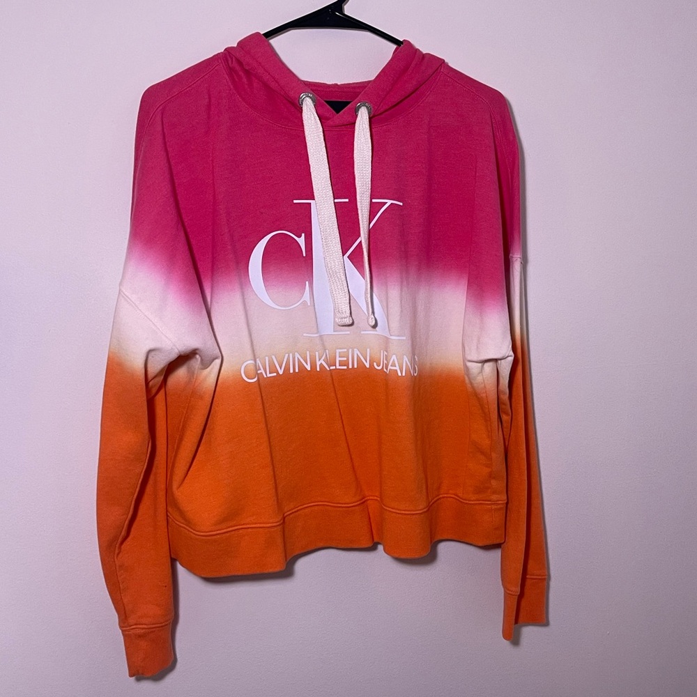 Calvin Klein tie dye hoodie